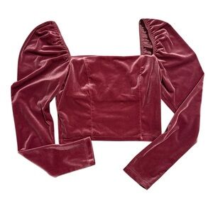 Pink Velvet Long Sleeve